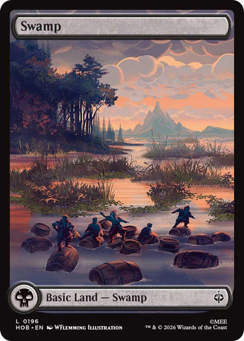 Image for Swamp (0196) (196) (The Hobbit) (HOB) - Magic: The Gathering