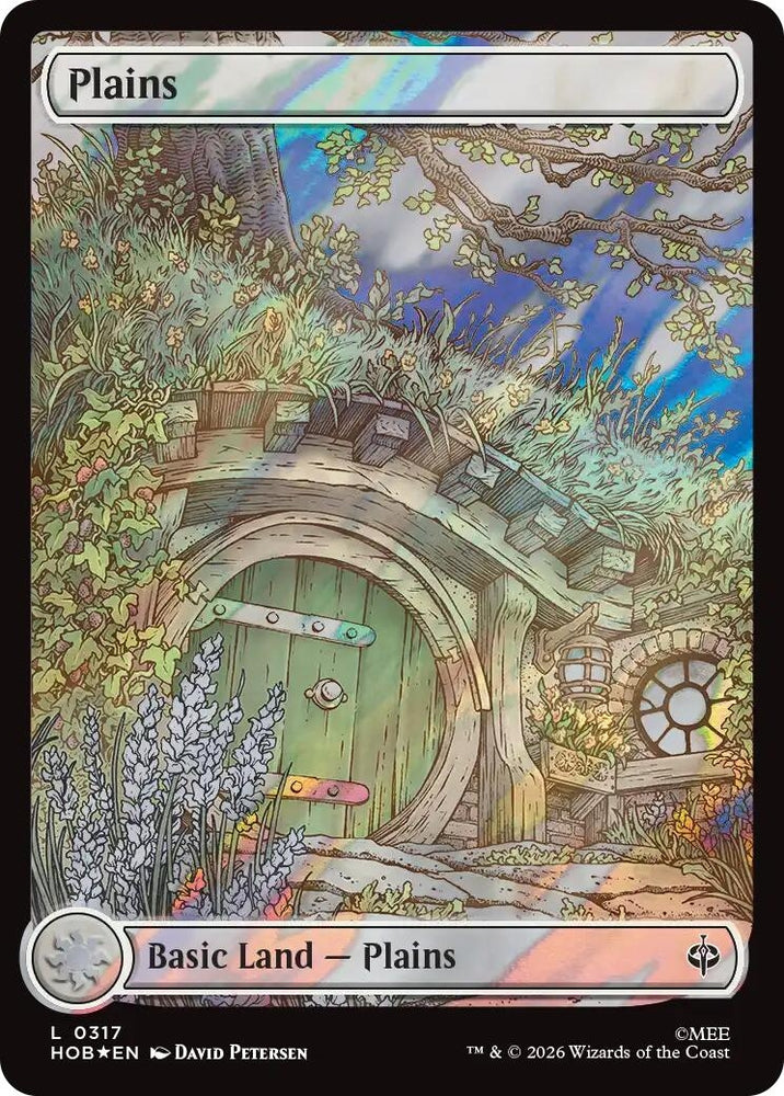 Image for Plains (0317) (Surge Foil) (317) (The Hobbit) (HOB) - Magic: The Gathering