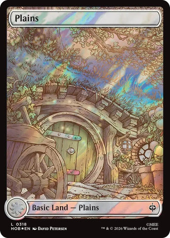 Image for Plains (0318) (Surge Foil) (318) (The Hobbit) (HOB) - Magic: The Gathering