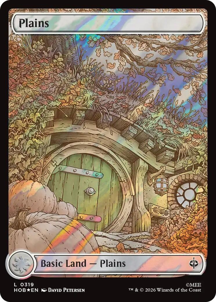 Image for Plains (0319) (Surge Foil) (319) (The Hobbit) (HOB) - Magic: The Gathering