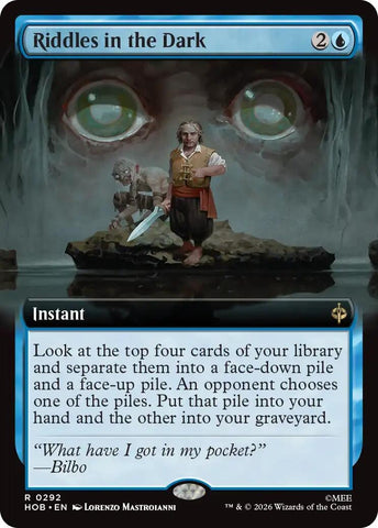Image for Riddles in the Dark (Extended Art) (292) (The Hobbit) (HOB) - Magic: The Gathering
