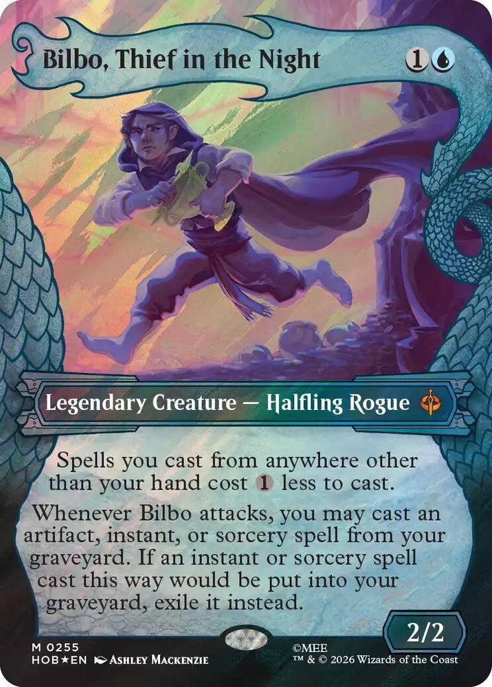 Image for Bilbo, Thief in the Night (Showcase) (Surge Foil) (255) (The Hobbit) (HOB) - Magic: The Gathering