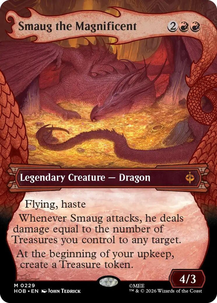 Image for Smaug the Magnificent (Showcase) (229) (The Hobbit) (HOB) - Magic: The Gathering