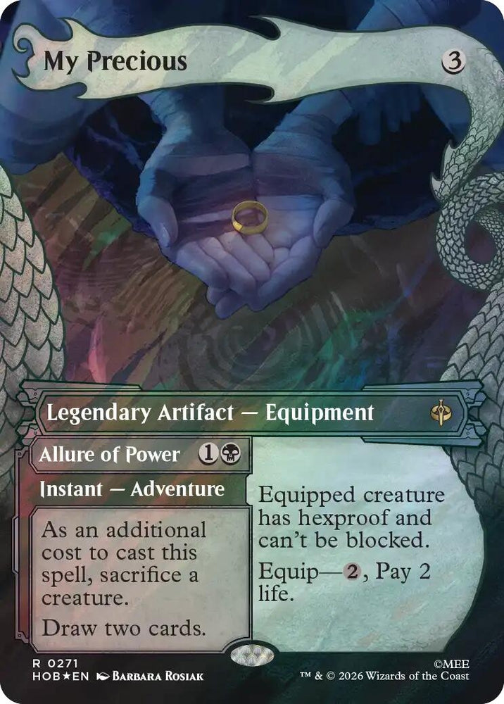 Image for My Precious (Showcase) (Surge Foil) (271) (The Hobbit) (HOB) - Magic: The Gathering