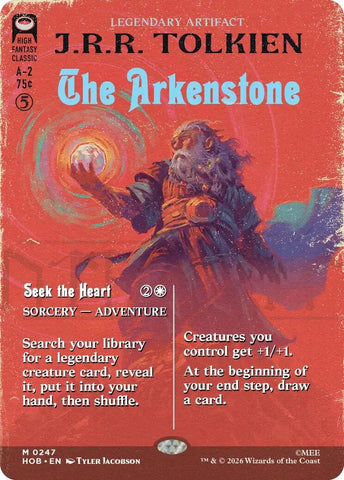 Image for The Arkenstone (Borderless) (247) (The Hobbit) (HOB) - Magic: The Gathering