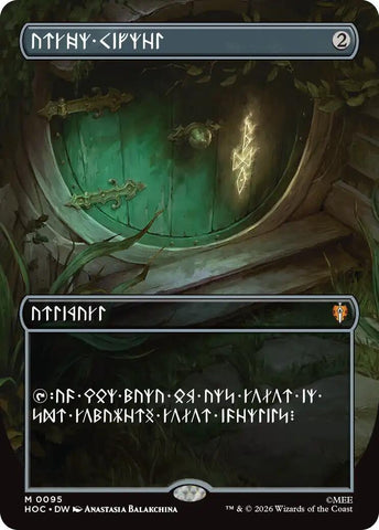 Image for Arcane Signet (Borderless) (Dwarvish) (95) (The Hobbit: Eternal-Legal) (HOC) - Magic: The Gathering