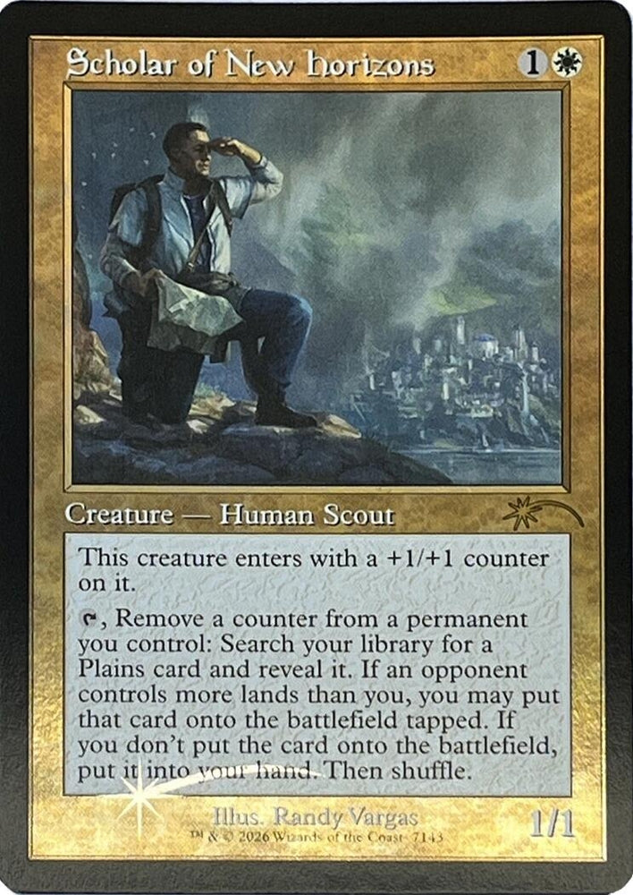 Image for Scholar of New Horizons (Retro Frame) (7143) (Secret Lair Drop Series) - Magic: The Gathering