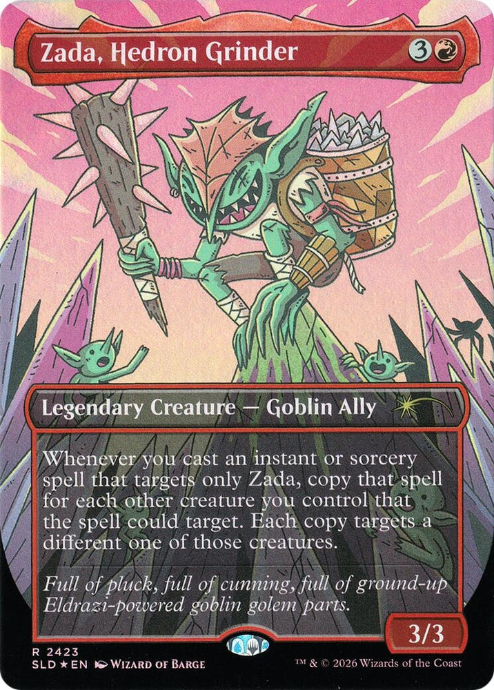 Image for Zada, Hedron Grinder (Display Commander) - Thick Stock (2423) (Secret Lair Drop Series) - Magic: The Gathering
