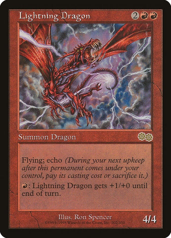 Image for Lightning Dragon (202) [Urza's Saga]