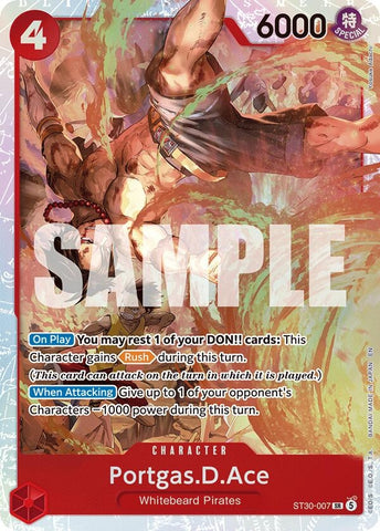 Portgas.D.Ace (007) (ST30-007) (Starter Deck EX: Luffy & Ace)