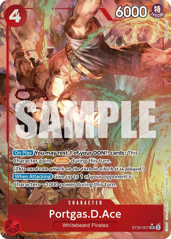Portgas.D.Ace (007) (Parallel) (ST30-007) (Starter Deck EX: Luffy & Ace)