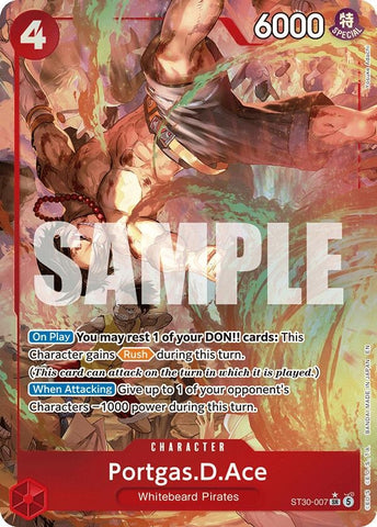 Portgas.D.Ace (007) (Parallel) (ST30-007) (Starter Deck EX: Luffy & Ace)