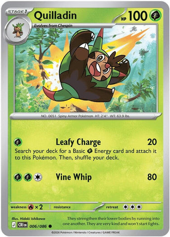 Image for Quilladin (006/086) (ME04: Chaos Rising) - Pokemon