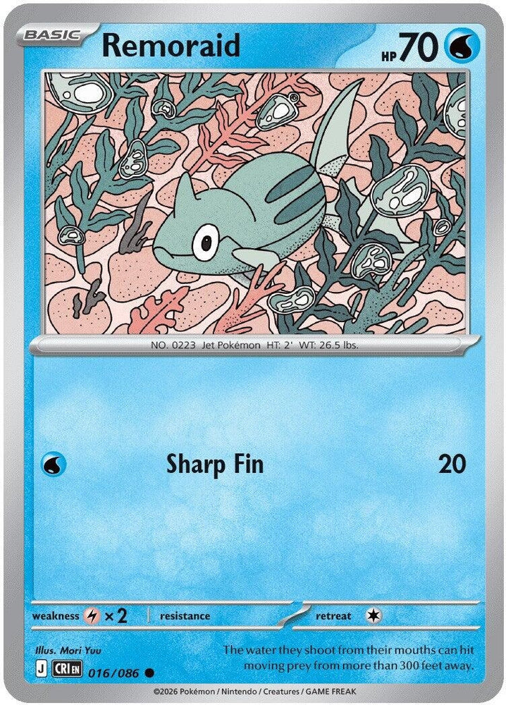 Image for Remoraid (016/086) (ME04: Chaos Rising) - Pokemon