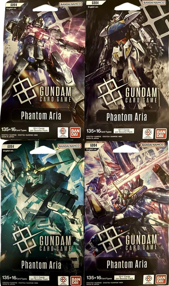 Image for Phantom Aria Sleeved Booster Pack Art Bundle [Set of 4] - Gundam Card Game