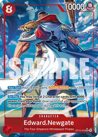 Edward.Newgate (Alternate Art) (OP16-003) (The Time of Battle)