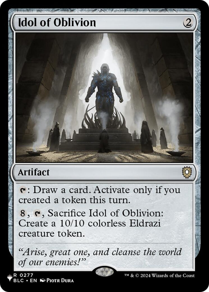 Image for Idol of Oblivion (BLC) (277) (The List Reprints) (LIST) - Magic: The Gathering