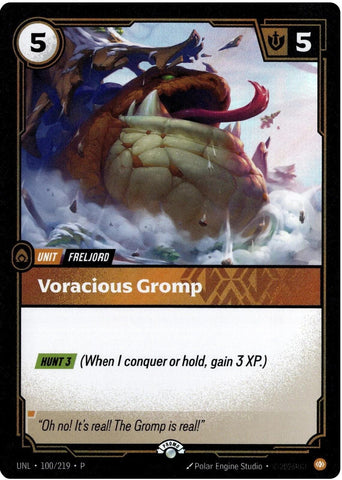 Voracious Gromp (100/219) (Riftbound Organized Play Promotional Cards)