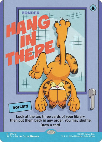 Image for Hang In There - Ponder (2670) (Secret Lair Drop Series) - Magic: The Gathering