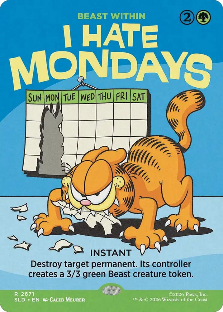 Image for I Hate Mondays - Beast Within (2671) (Secret Lair Drop Series) - Magic: The Gathering