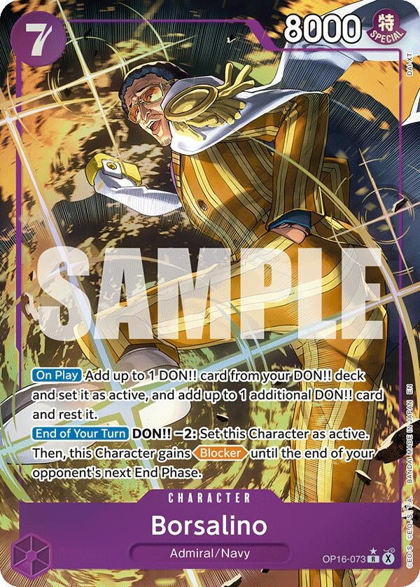 Borsalino (Alternate Art) (OP16-073) (The Time of Battle)