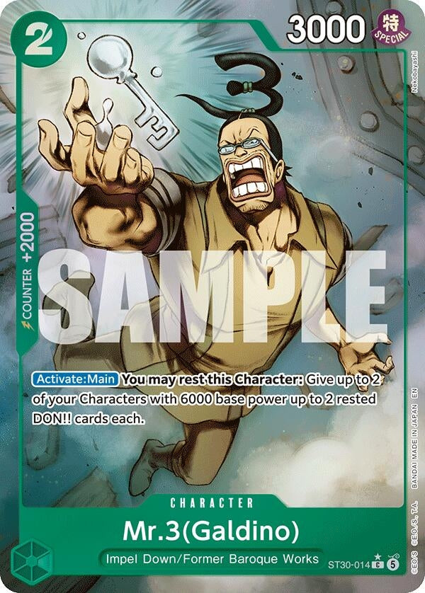Mr.3(Galdino) (Full Art) (ST30-014) (Starter Deck EX: Luffy & Ace)