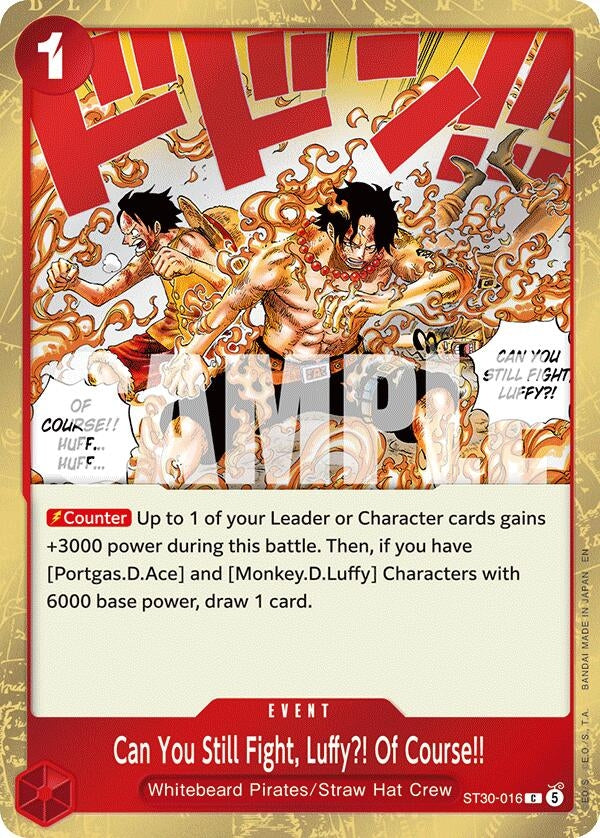 Can You Still Fight, Luffy?! Of Course!! (ST30-016) (Starter Deck EX: Luffy & Ace)
