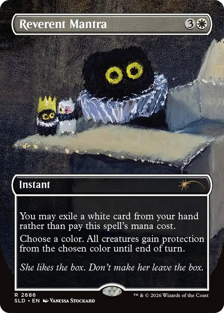 Image for Reverent Mantra (2686) (Secret Lair Drop Series) - Magic: The Gathering