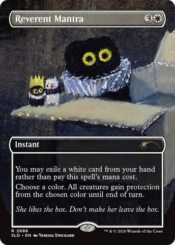 Image for Reverent Mantra (2686) (Secret Lair Drop Series) - Magic: The Gathering