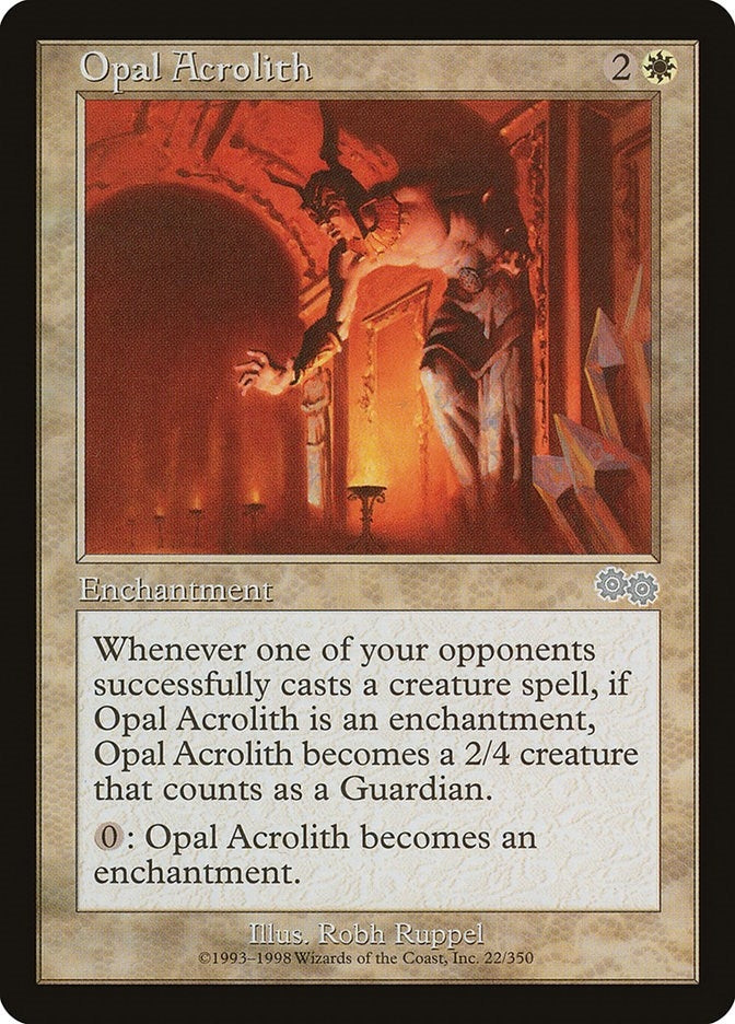 Image for Opal Acrolith (22) [Urza's Saga]