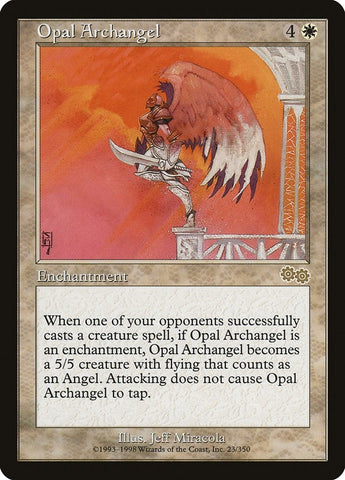 Image for Opal Archangel (23) [Urza's Saga]