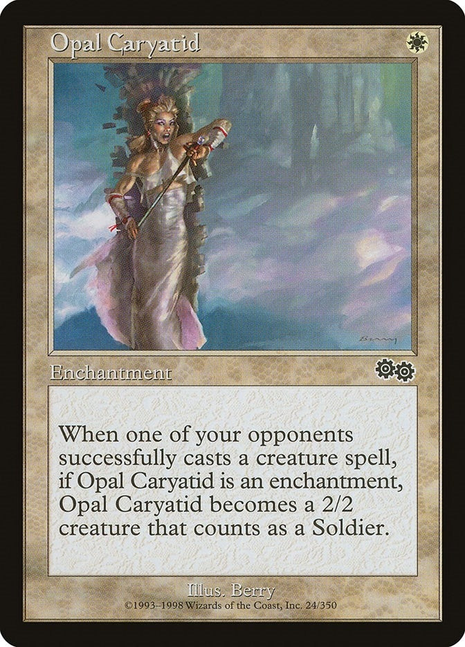 Image for Opal Caryatid (24) [Urza's Saga]