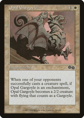 Image for Opal Gargoyle (25) [Urza's Saga]
