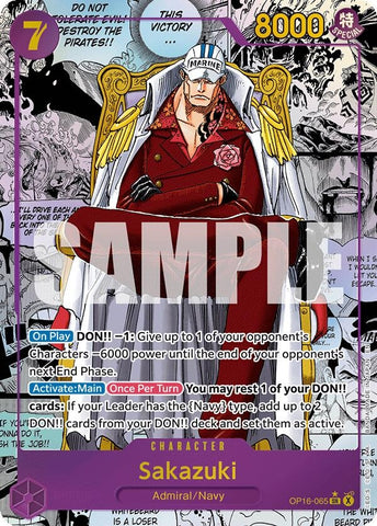 Image for Sakazuki (Manga) (OP16-065) (The Time of Battle) - One Piece Card Game