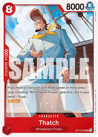 Image for Thatch (OP16-005) (The Time of Battle) - One Piece Card Game