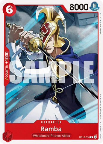 Image for Ramba (OP16-016) (The Time of Battle) - One Piece Card Game
