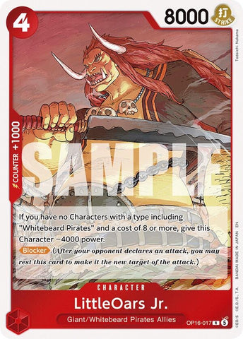 Image for LittleOars Jr. (OP16-017) (The Time of Battle) - One Piece Card Game
