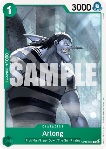 Image for Arlong (OP16-023) (The Time of Battle) - One Piece Card Game