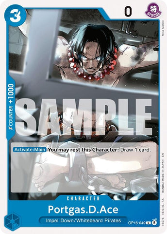 Image for Portgas.D.Ace (049) (OP16-049) (The Time of Battle) - One Piece Card Game