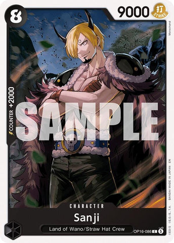 Image for Sanji (OP16-086) (The Time of Battle) - One Piece Card Game