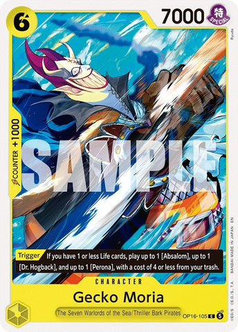 Image for Gecko Moria (OP16-105) (The Time of Battle) - One Piece Card Game