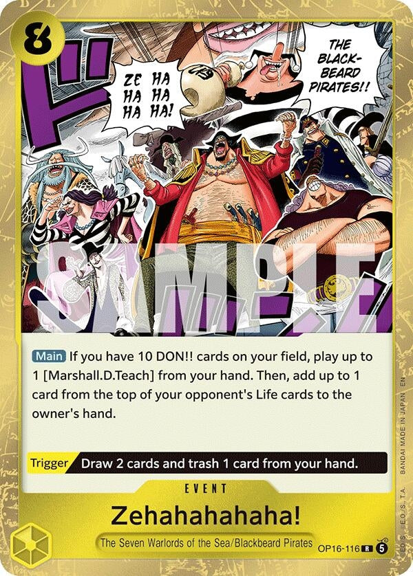 Zehahahahaha! (OP16-116) (The Time of Battle)