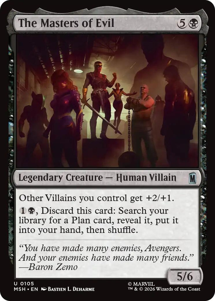 Image for The Masters of Evil (105) (Marvel Super Heroes) - Magic: The Gathering