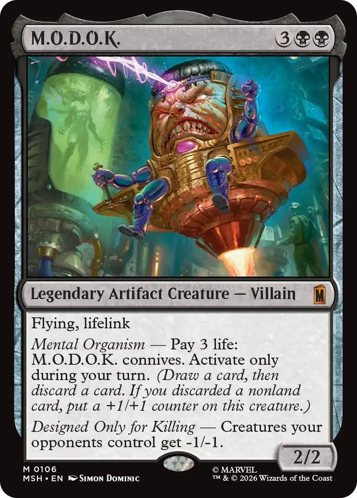 Image for M.O.D.O.K. (106) (Marvel Super Heroes) - Magic: The Gathering