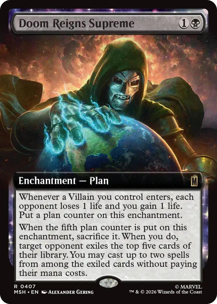 Image for Doom Reigns Supreme (Extended Art) (407) (Marvel Super Heroes) - Magic: The Gathering