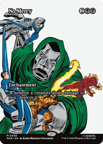 Image for No Mercy (Borderless) (68) (Marvel Universe Eternal-Legal) - Magic: The Gathering