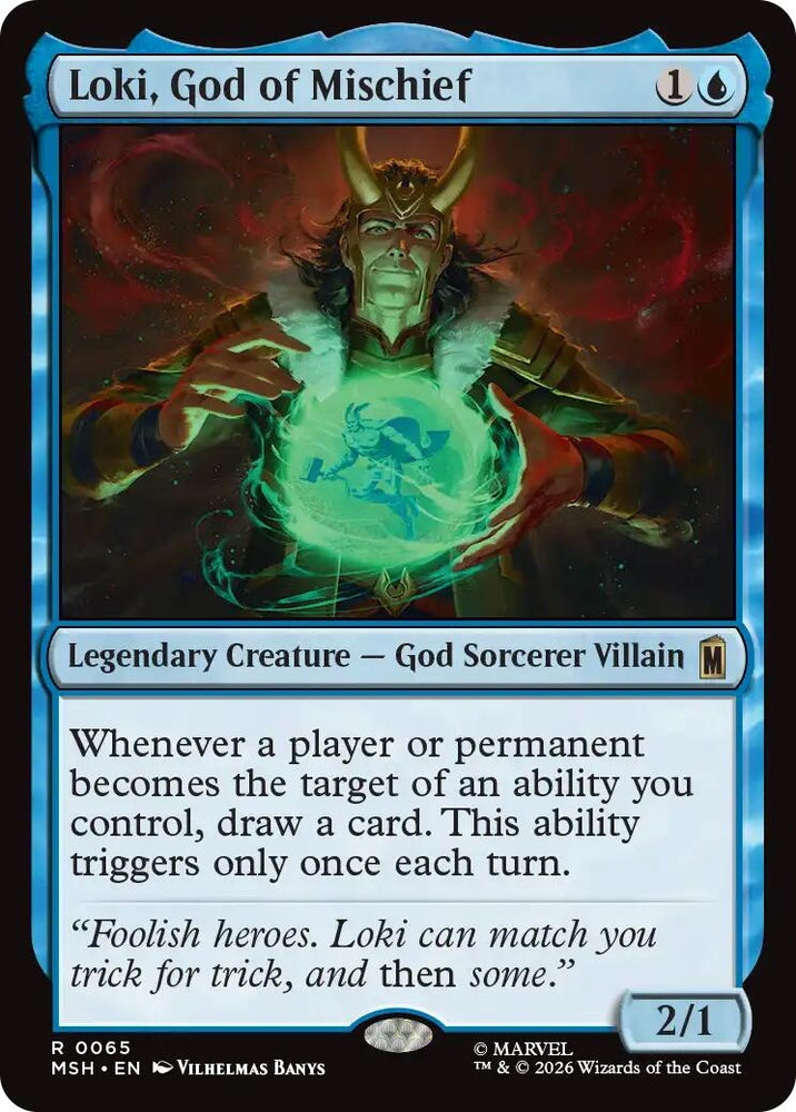Image for Loki, God of Mischief (65) (Marvel Super Heroes) - Magic: The Gathering