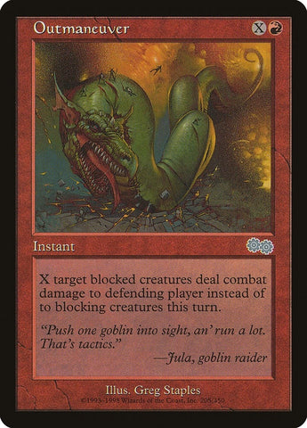 Image for Outmaneuver (205) [Urza's Saga]