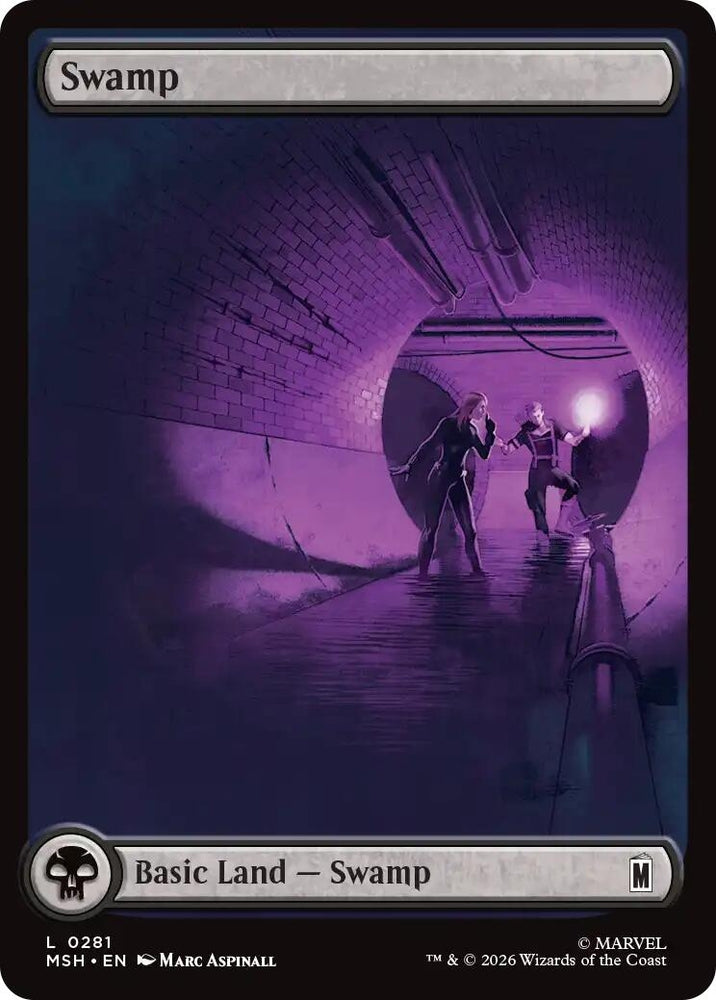 Image for Swamp (0281) (281) (Marvel Super Heroes) - Magic: The Gathering