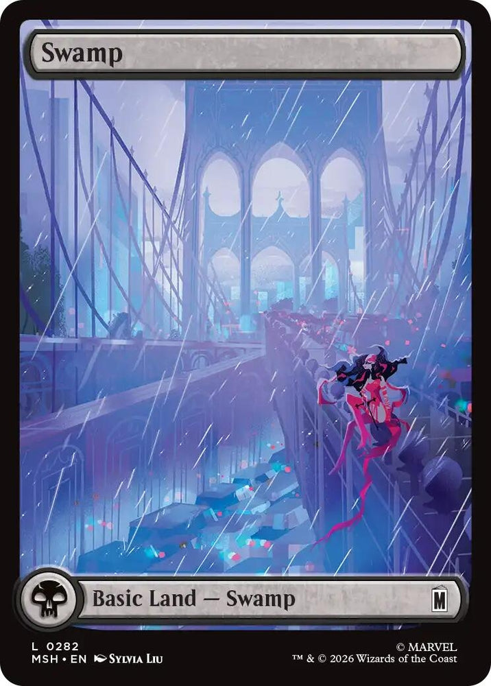 Image for Swamp (0282) (282) (Marvel Super Heroes) - Magic: The Gathering